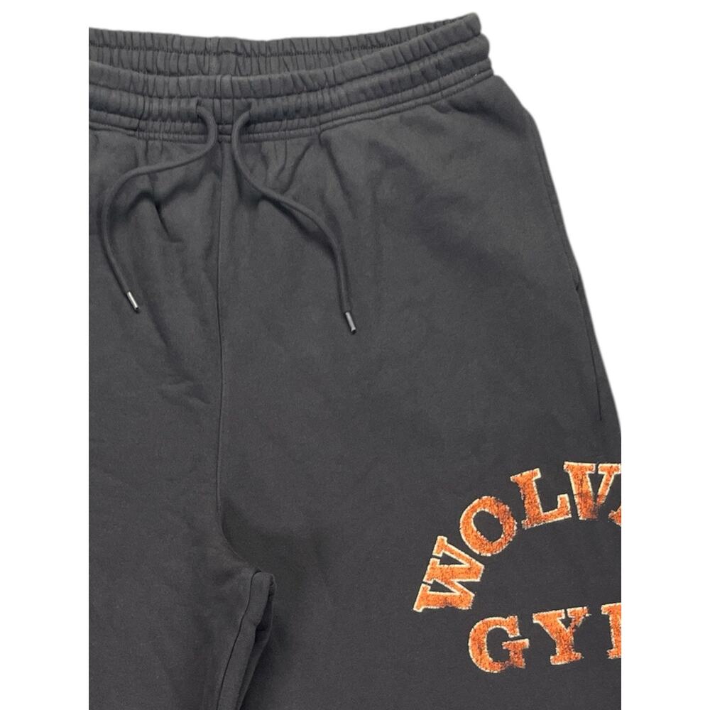 Darc Sport Wolves Gym Sweatpants Men’s L Oversized Heavyweight Big Leg 499/1000 - Picture 2 of 13